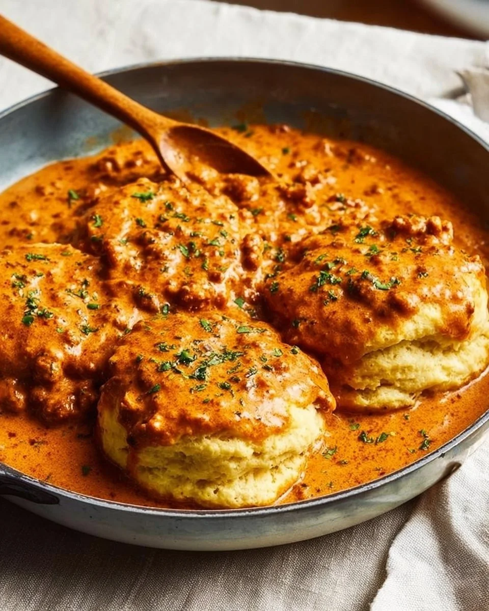 Biscuits and Chorizo Gravy