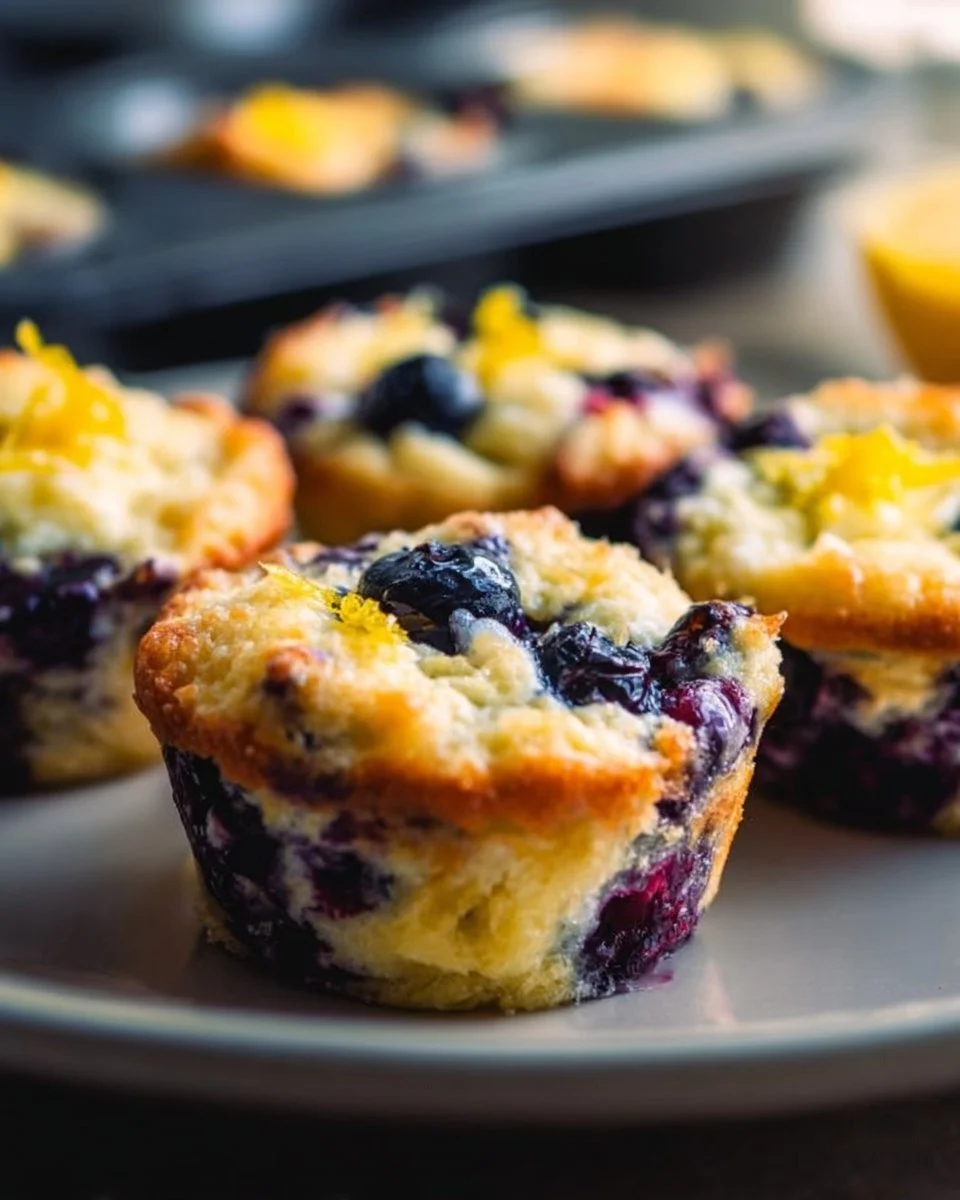 Blueberry and Lemon Zest Cottage Cheese Bites