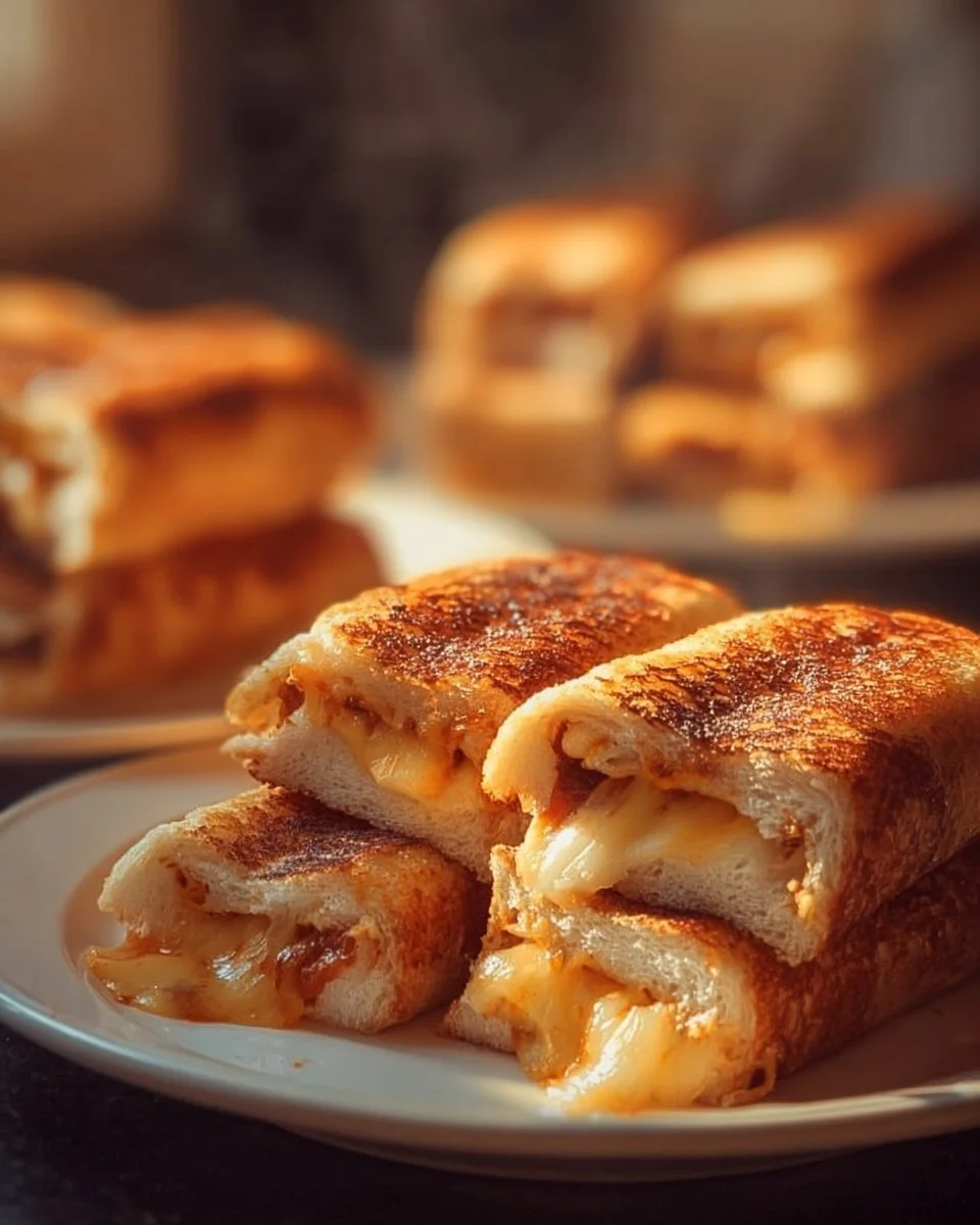 Delicious Crispy Cheesy Roll Ups served as a tasty snack