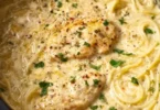 A delicious serving of Crock Pot Angel Chicken on a plate