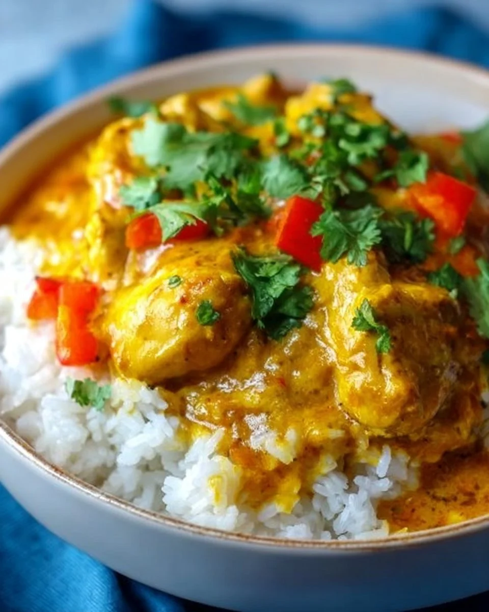 Crockpot Coconut Curry Chicken