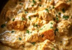 Crockpot Million Dollar Chicken served with sides on a plate.