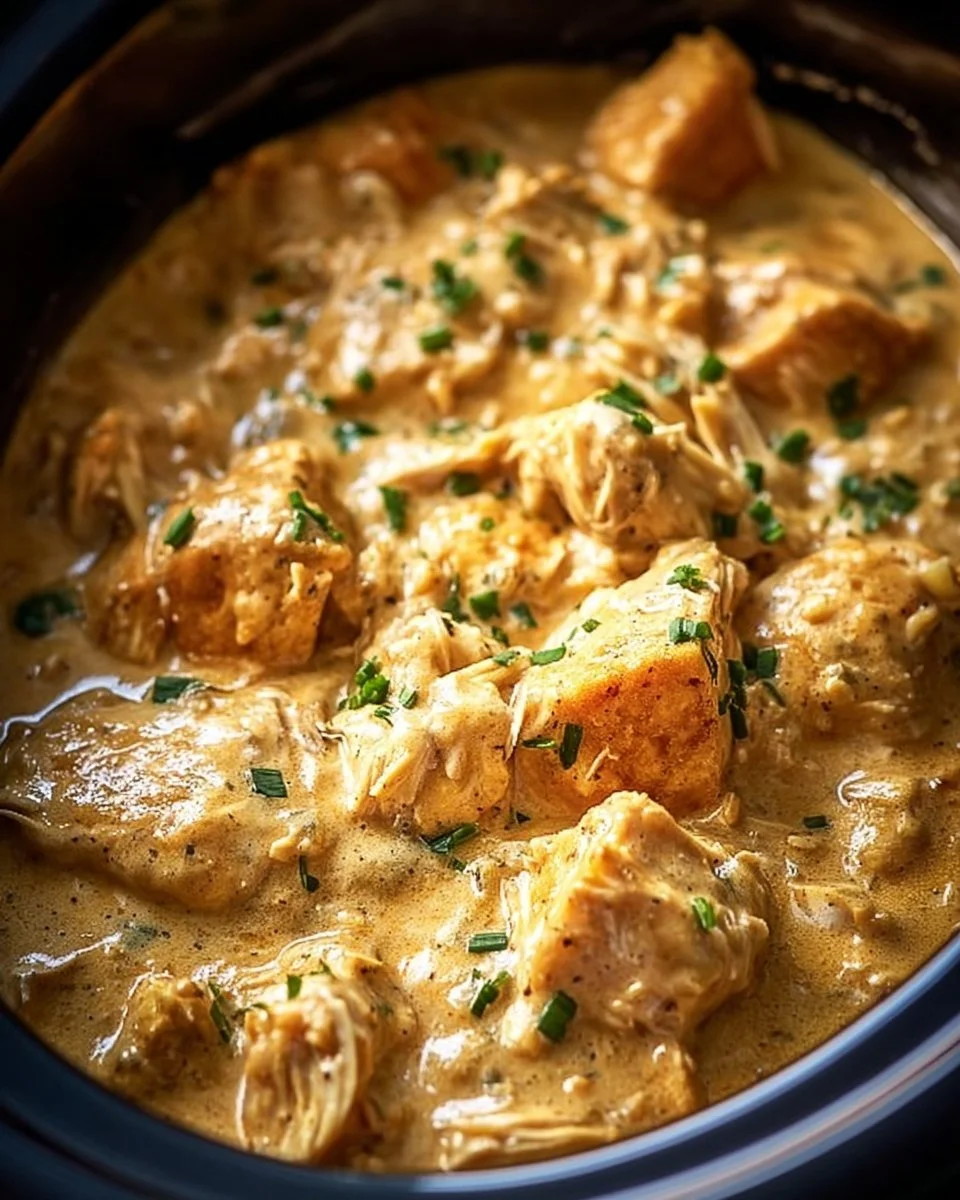 Crockpot Million Dollar Chicken served with sides on a plate.