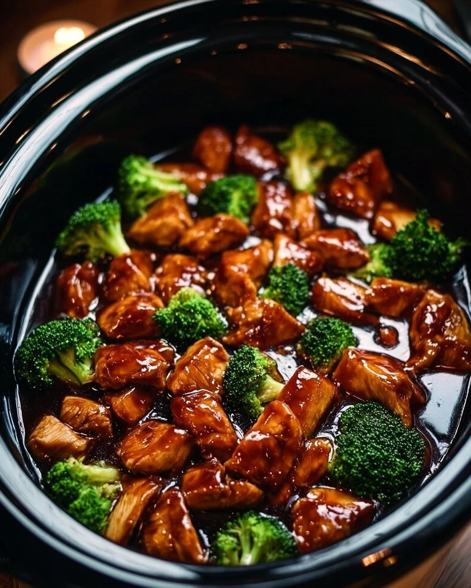 Delicious Crockpot Teriyaki Chicken recipe with savory sauce and tender chicken pieces.