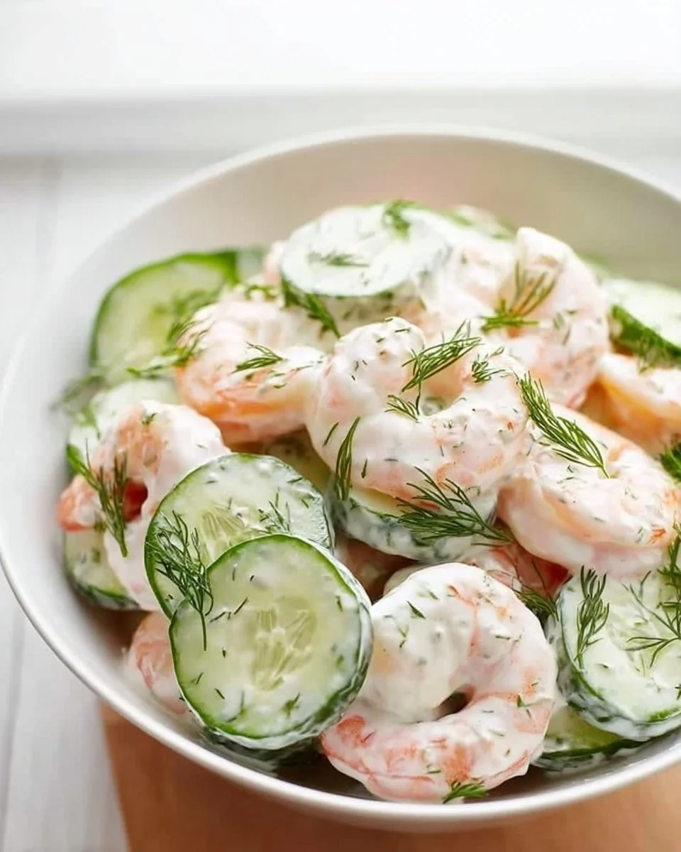 Cucumber Shrimp Salad