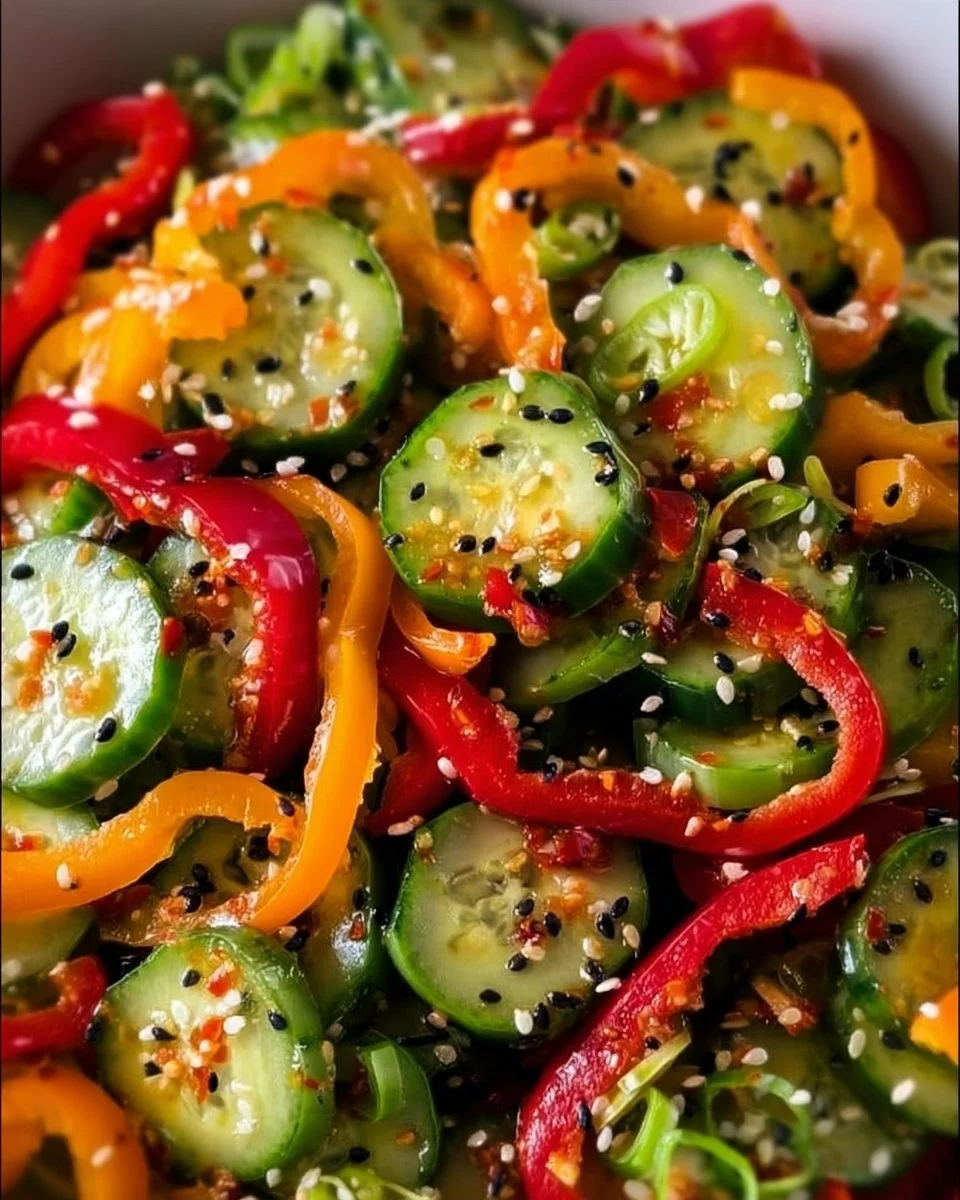 Cucumber Sweet Pepper Salad