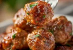 Delicious homemade meatballs made from an easy meatball recipe.