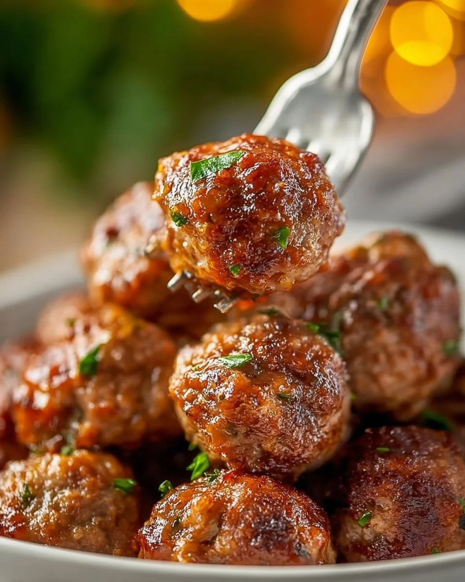Delicious homemade meatballs made from an easy meatball recipe.