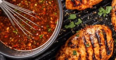 Delicious marinated Mexican chicken ready for grilling or baking