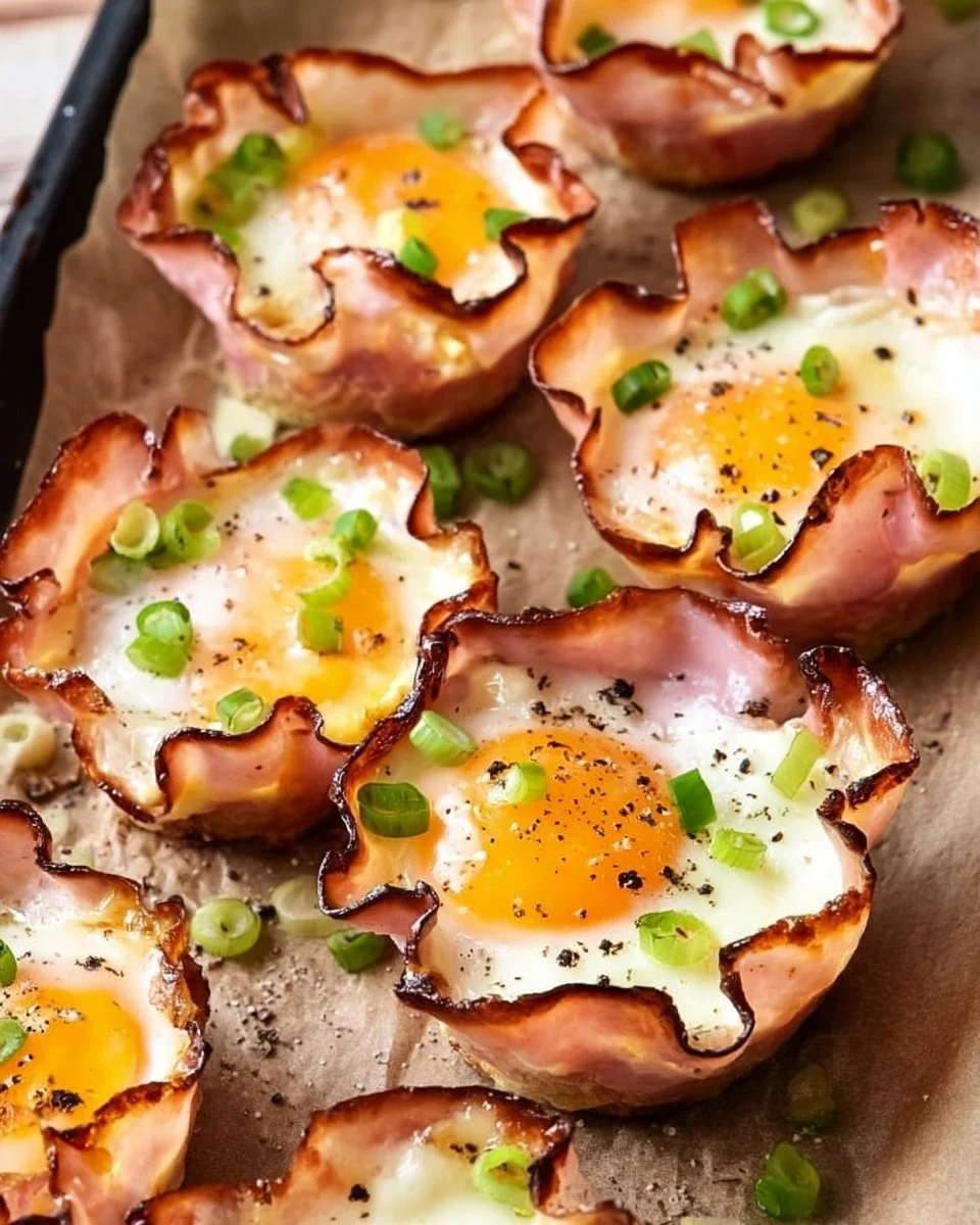 Ham and Cheese Egg Cups