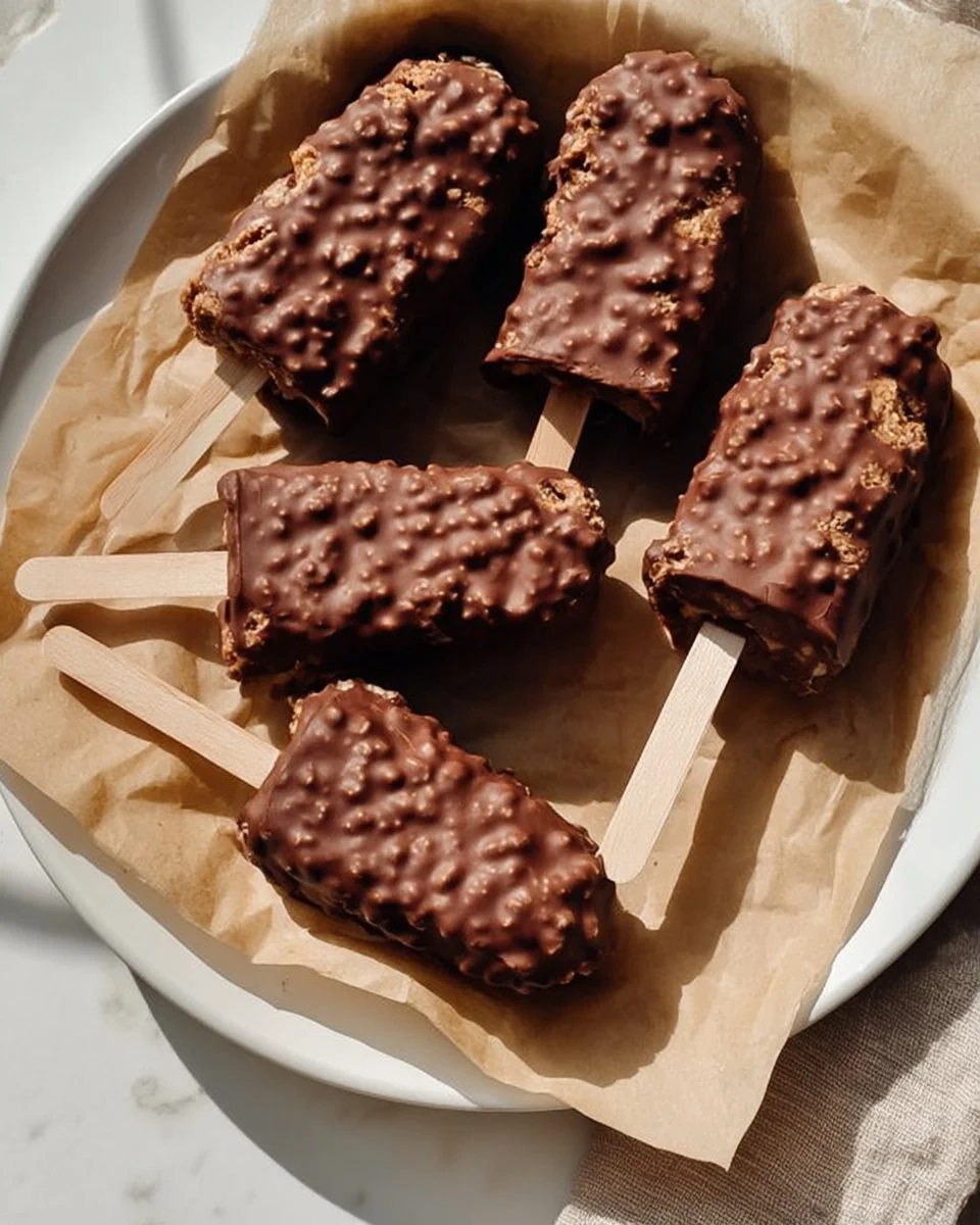 Healthy peanut butter yogurt crunch bars with yogurt and crunchy texture