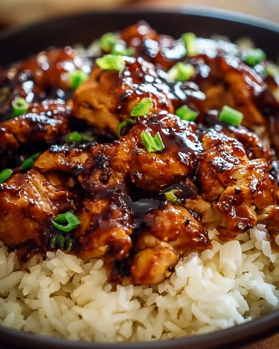 Honey BBQ Chicken Rice