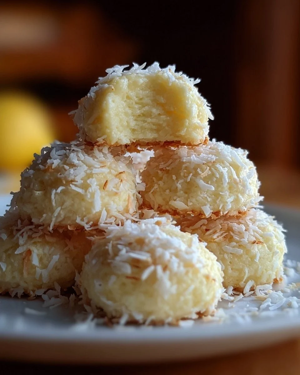 Lemon Coconut Cheesecake Cookies