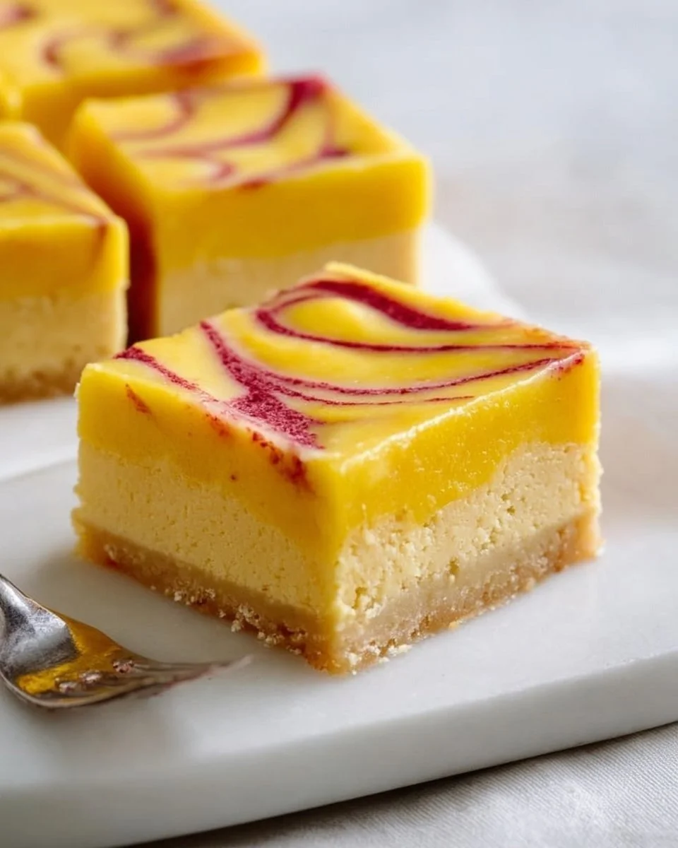 Mango Curd Bars