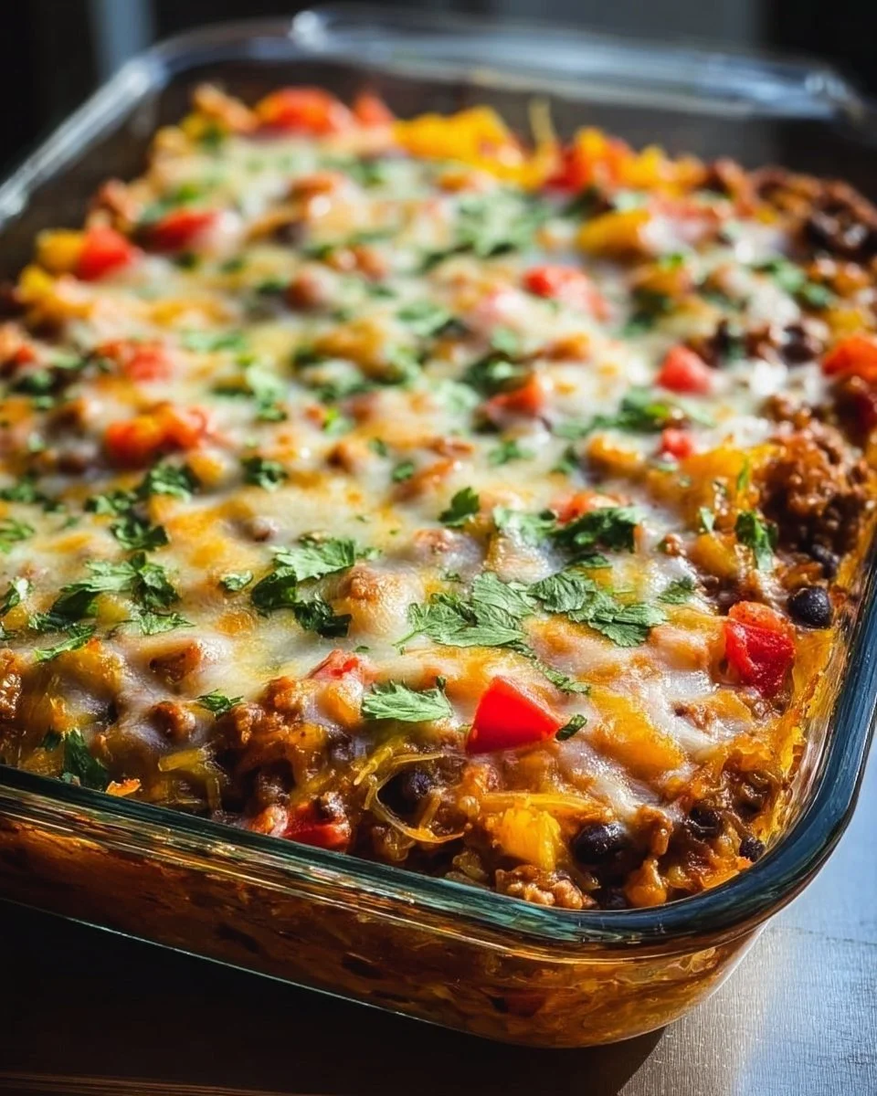 Mexican Spaghetti Squash Casserole