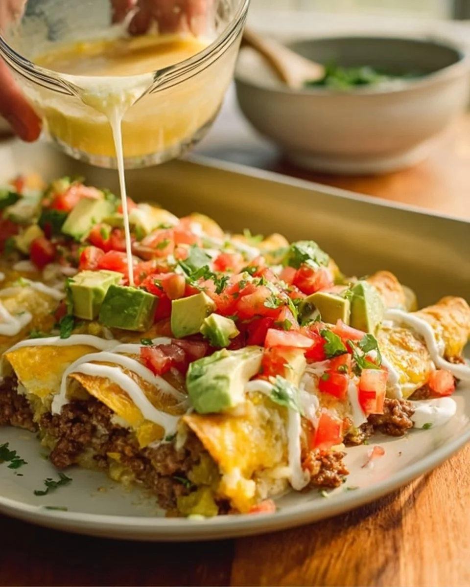 Savory Enchilada Bake