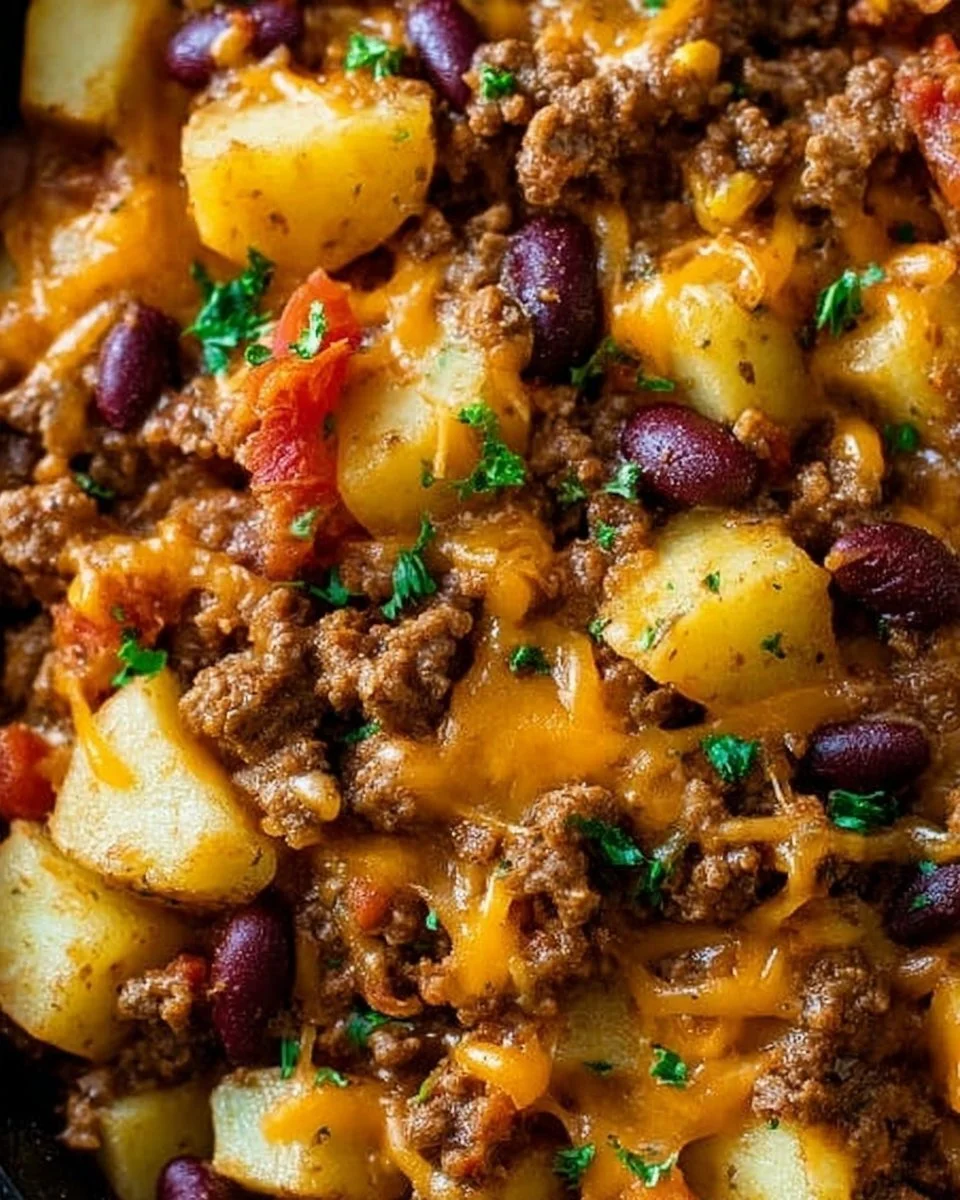 Slow Cooker Cowboy Casserole