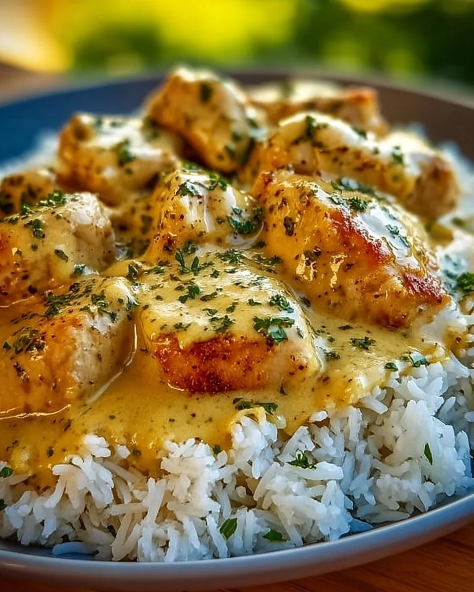 Smothered Chicken and Rice