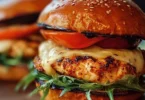 Delicious Spicy Chipotle Chicken Burger with smoky flavors and toppings