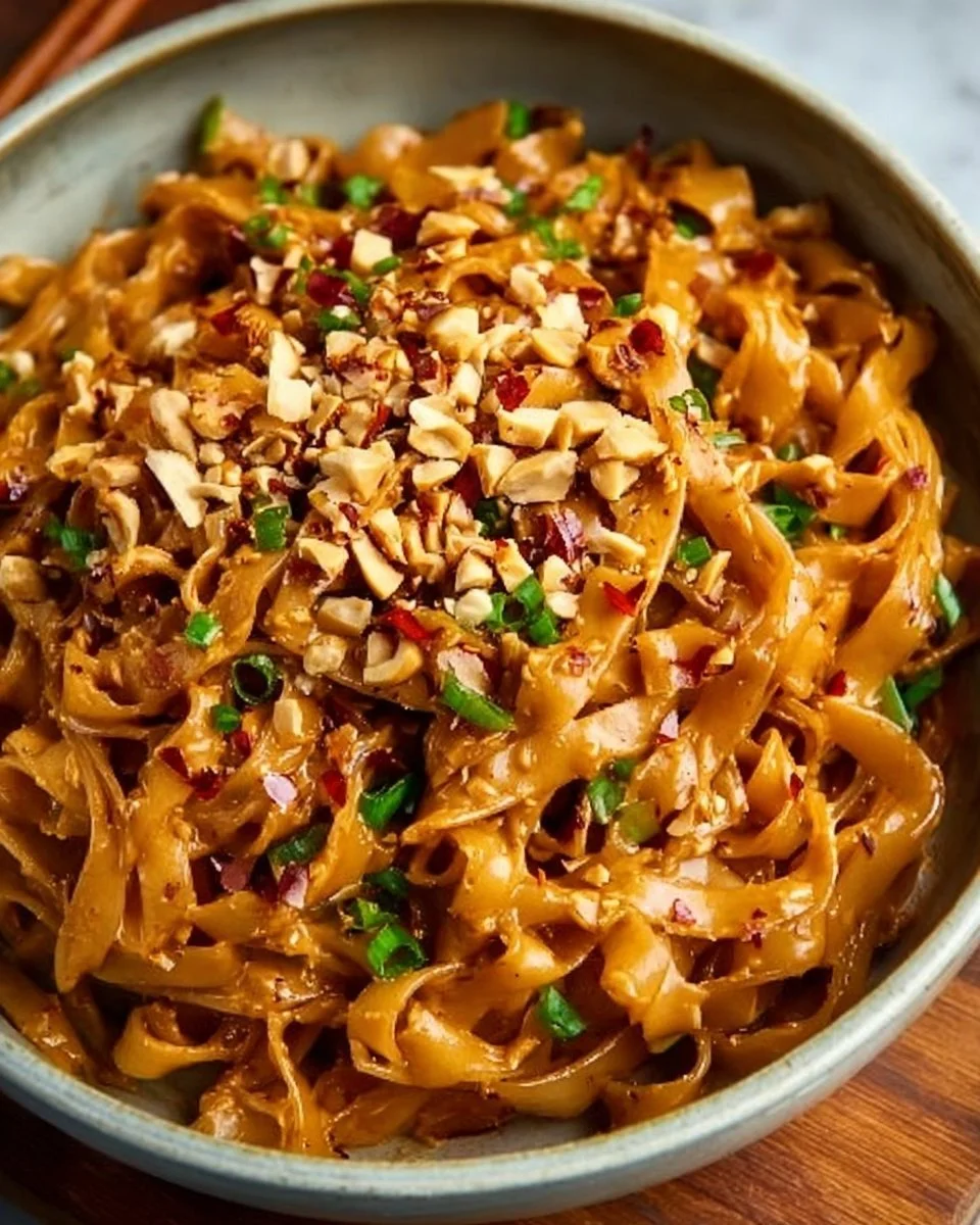 Spicy Peanut Butter Noodles (15 Minute)