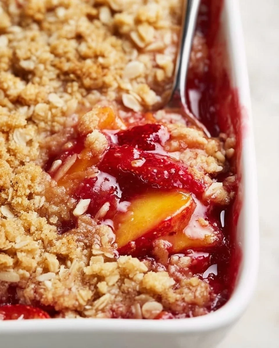 Strawberry Peach Crisp